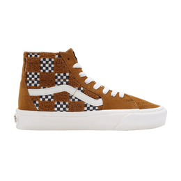 Кроссовки Vans Sk8-Hi Tapered 'Tufted Check - Golden Brown', коричневый vn0009qp1m7 | golden brown