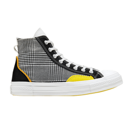 Кроссовки Converse Chuck 70 High 'Hacked Fashion - Black Speed Yellow', черный 168696c | black/white/speed yellow