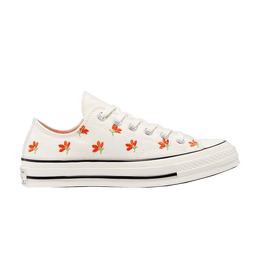 Кроссовки Converse Chuck 70 Low 'Embroidered Garden Party', белый 570916c | egret/bright poppy/black