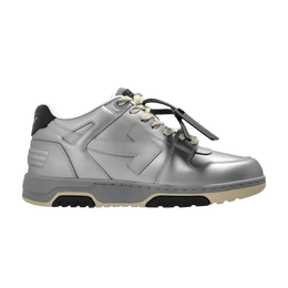 Кроссовки Off-White Off-White Out of Office 'Metallic Silver', серебряный omia189s25lea00c 7210 | silver/black