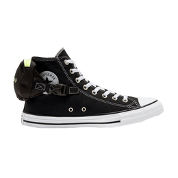 Кроссовки Converse Chuck Taylor All Star Buckle Up High 'Volt Glow', черный 168261c | black/white/volt glow