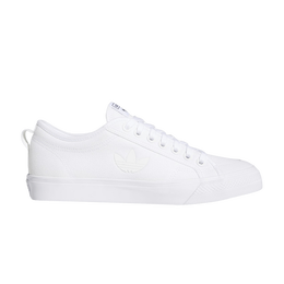 Кроссовки Adidas Nizza Trefoil 'Cloud White', белый fw5184 | cloud white/cloud white/core black