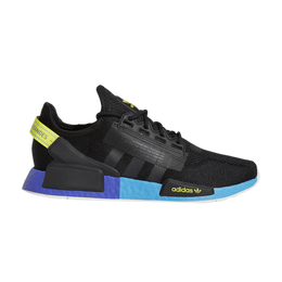 Кроссовки Adidas NMD_R1 V2 'Carbon Shock Yellow', черный fx4147 | core black/carbon/shock yellow