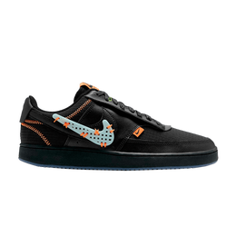Кроссовки Nike Court Vision Low Premium 'Black Total Orange', черный cd5464 004 | black/ice/total orange/black