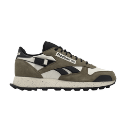 Кроссовки Reebok Classic Leather 'Winterized - Army Green', зеленый 100074285 | army green/core black/bone