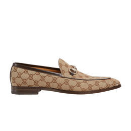 Кроссовки Gucci Gucci GG Canvas Loafer 'Ebony', кремовый 795117 fadmu 9750 | beige/ebony
