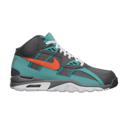 Кроссовки Nike Air Trainer SC High 'Miami Dolphins', серый 302346 080 | dark grey/team orange-sport turquoise