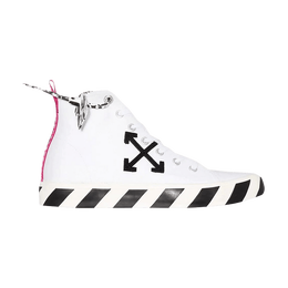 Кроссовки Off-White Off-White Vulc Sneaker Mid 'White Black', белый omia119e20fab001 0110 | white/black