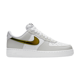 Кроссовки Nike Air Force 1 '07 LV8 'White Iridescent Swoosh', белый dc9029 100 | metallic summit white/white/black/multi-color