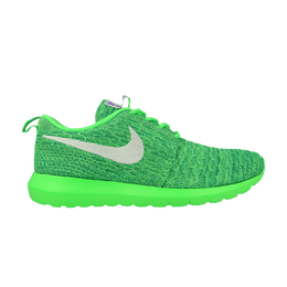 Кроссовки Nike Roshe NM Flyknit 'Voltage Lucid Green', зеленый 677243 301 | voltage lucid green/white