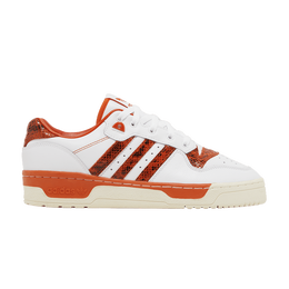 Кроссовки Adidas Rivalry Low 'Orange Snakeskin', белый hp9048 | cloud white/bold orange/chalk white