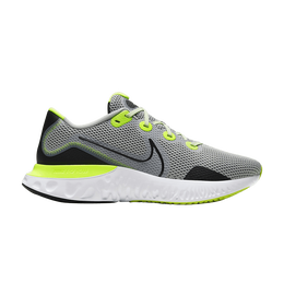 Кроссовки Nike Renew Run 4E Wide 'Grey Fog Volt', серый cw7437 006 | grey fog/black/white/volt