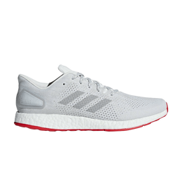 Кроссовки Adidas PureBoost DPR LTD 'Grey Shock Red', серый cm8326 | footwear white/grey two/grey one