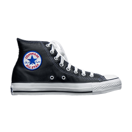Кроссовки Converse Chuck Taylor All Star Leather Hi 'Black', черный 1s581 | black