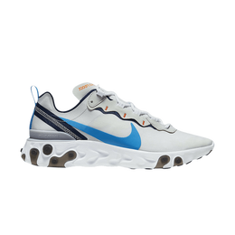 Кроссовки Nike React Element 55 'Clear Blue', серый cz3595 041 | vast grey/white/light silver grey/clear blue