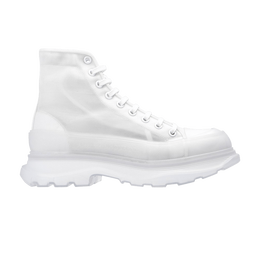 Кроссовки Alexander McQueen Alexander McQueen Tread Slick Boot 'White', белый 662671 w4q31 9465 | white/white/off white/silver