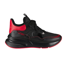 Кроссовки Alexander McQueen Alexander McQueen Oversized Runner 'Black Red', черный 708807 wice3 1544
