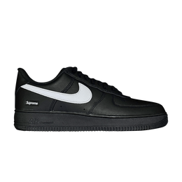 Кроссовки Nike Supreme x Air Force 1 Low 'Box Logo - Black White', черный cu9225 002 | black/white/black