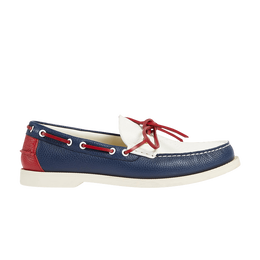 Кроссовки Gucci Gucci Loafer 'White Blue Red', белый 745968 aab6p 4141 | white/blue/red