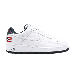 Кроссовки Nike Air Force 1 'Puerto Rico', белый 630033 914 | white/white-obsidian-comet red (pr)