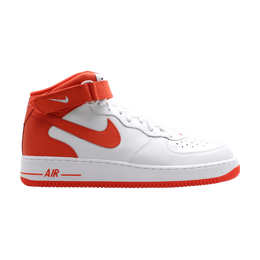 Кроссовки Nike Air Force 1 Mid, белый 313643 181 | white/orange blaze