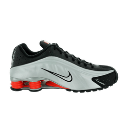 Кроссовки Nike Shox R4 'Black Metallic Silver', черный 104265 065 | black/metallic silver-max orange