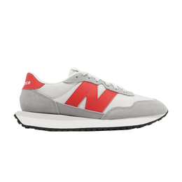 Кроссовки New Balance 237 'Concrete True Red', серый ms237bo | concrete/grey matter/true red