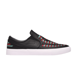 Кеды Nike Zoom Stefan Janoski Slip RM SB 'Crafred Black', черный ar4883 002 | black/black/bicoastal/team red