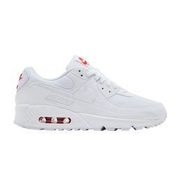 Кроссовки Nike Air Max 90 'White Light Crimson', белый dm0029 118 | white/white/light crimson