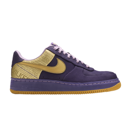 Кроссовки Nike Air Force 1 Supreme 07 Wilkes 'Original Six', фиолетовый 315088 571 | quasar purple/metallic gold-orchid