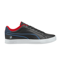 Кроссовки Puma BMW M Motorsport x Smash Vulc V3 Low 'Black Estate Blue Red', черный 306876 01 | black/estate blue/red