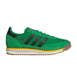 Кроссовки Adidas SL72 RS 'Green Black', зеленый jr8787 | green/off white/crew yellow
