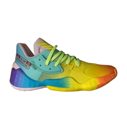 Кроссовки Adidas Harden Vol. 4 'Camp', разноцветный fx4482 | purple tint/solar yellow/blue spirit