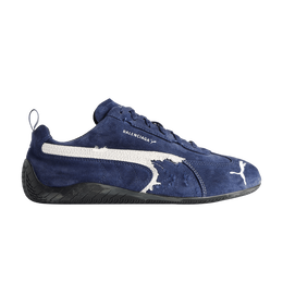 Кроссовки Balenciaga Balenciaga x Speedcat Suede 'Navy White', синий 847146 wsdsd 4191 | navy/white/black