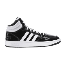 Кроссовки Adidas Hoops 3.0 Mid 'Black White Patent', черный if2058 | black/white/black