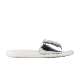 Кроссовки Nike Benassi Solarsoft 'Liquid Silver', серебряный 696116 002 | mtllc slvr/mtllc slvr-lght bn