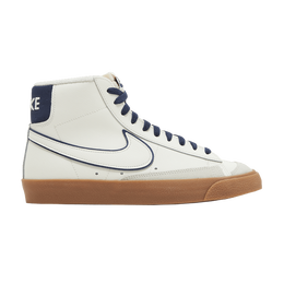 Кроссовки Nike Blazer Mid '77 Premium 'Sail Navy Gum', белый dq7672 100 | sail/midnight navy/gum medium brown/sail