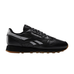 Кроссовки Reebok Places+Faces x Classic Leather 'Black', черный 100201810 | black/silver/white