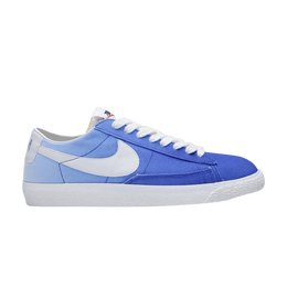 Кроссовки Nike Blazer Low Premium VNTG 'Gradient - Hyper Blue', синий 555096 400 | hyper blue/sail/photo blue