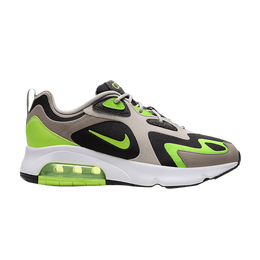 Кроссовки Nike Air Max 200 'Electronic Green', желто-коричневый cq4599 041 | black/white/stone brown/electronic green