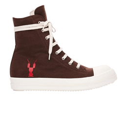 Кроссовки Rick Owens Rick Owens DRKSHDW Coated Canvas High 'Brown', коричневый du19f6800 cvme p9180 | brown