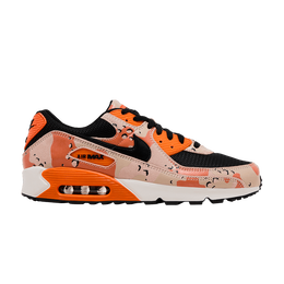 Кроссовки Nike Air Max 90 Premium 'Camo Pack - Bio Beige Safety Orange', оранжевый if1721 201 | bio beige/black/safety orange/phantom/terra orange/orange quartz
