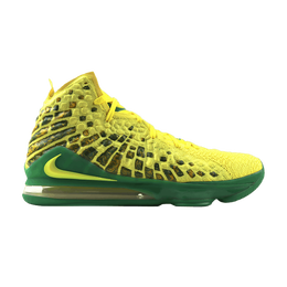 Кроссовки Nike LeBron 17 'Oregon Ducks' PE, желтый bq3177 948263 ln2 | yellow strike/yellow strike/apple green