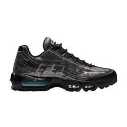 Кроссовки Nike Air Max 95 'Black Aurora Green', черный da7735 001 | black/black/aurora green/smoke grey
