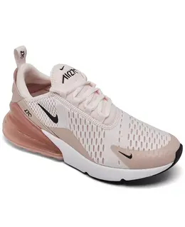 Женские повседневные кроссовки Air Max 270 от Finish Line Nike, розовый 20572515 | light pink, pink ox, black