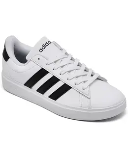 Женские повседневные кроссовки Grand Court Cloudfoam Lifestyle Court Comfort Casual от Finish Line Adidas, белый 13498525 | white, core black