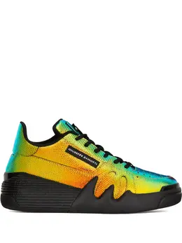 Кроссовки Talon на шнуровке Giuseppe Zanotti, золотой 15570479 | золотистый