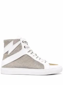 Кеды с блестками Zadig & Voltaire, белый 17490729 | белый