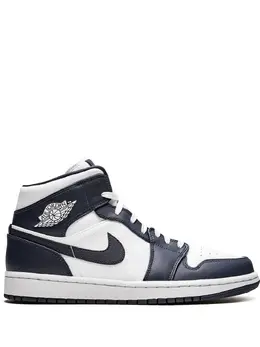 Кроссовки Air Jordan 1 Mid, белый 14328693 | белый