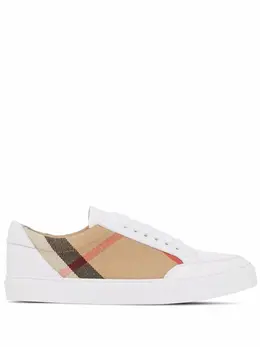 Кеды в клетку House Check Burberry, белый 17915890 | белый